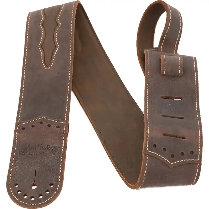 18A0079 Tracolla Wingtip, Dark Brown Solo Oggi
