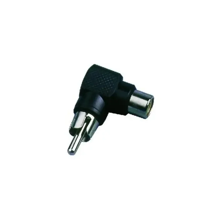 Adattatore Monacor RCA Femmina – RCA Maschio ANGOLARE