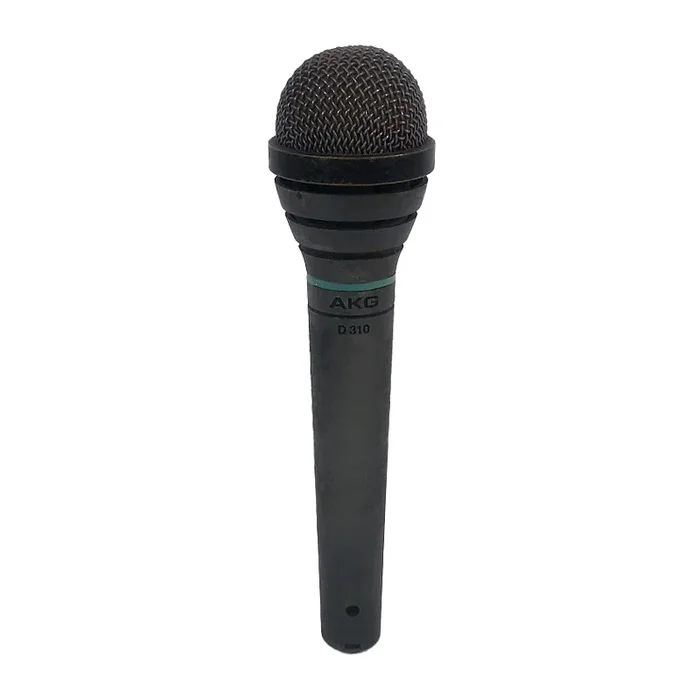 AKG D-310 Black Cardioid Dynamic Microphone 1970s Microfono per Voce e Strumenti a Fiato [Vintage]
