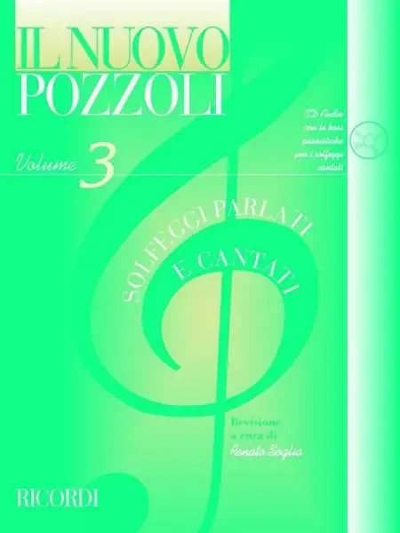 Alta Qualità POZZOLI IL NUOVO SOLF.PARL.CANT.VOL.3/CD