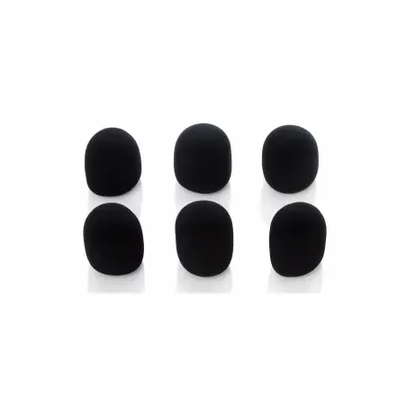 Bespeco WS06BK – Copertura universale nera per microfono 6 Pz.