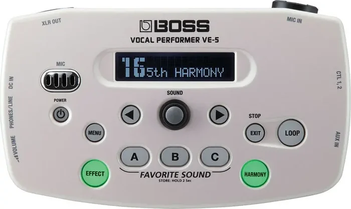 Boss VE 5 WH Vocal Performer Vocal processor