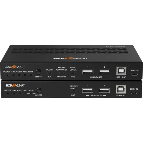 BZBGEAR EXTENDER HDMI 4K FINO A 100M IR/ARC/POC/RS-232/USB