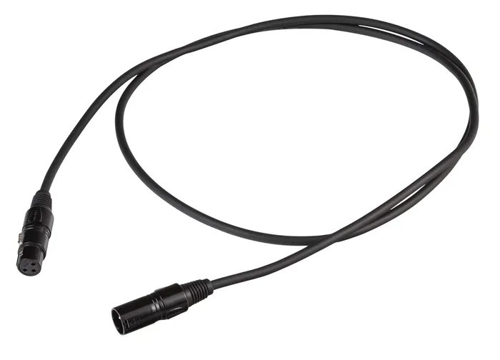 Cavo DMX PROEL per Segnale DMX512 – 0.5 m – Nero