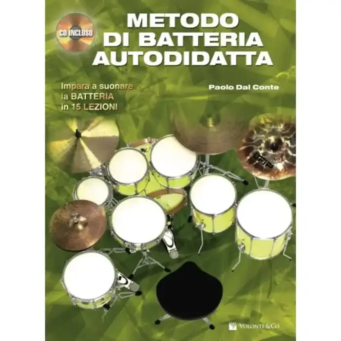 产品名称中包含顶级域名,检查并适当处理后再继续! P.De Conte Metodo per Batteria Autodidatta con cd