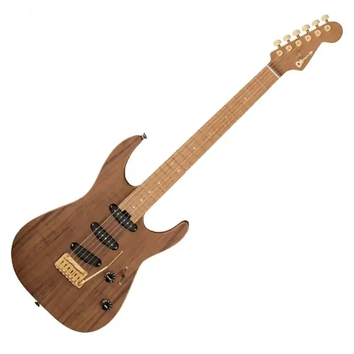 Charvel Pro-Mod DK22 SSS 2PT CM Mahogany with Walnut, Caramelized Maple Fingerboard, Natural 2969016557