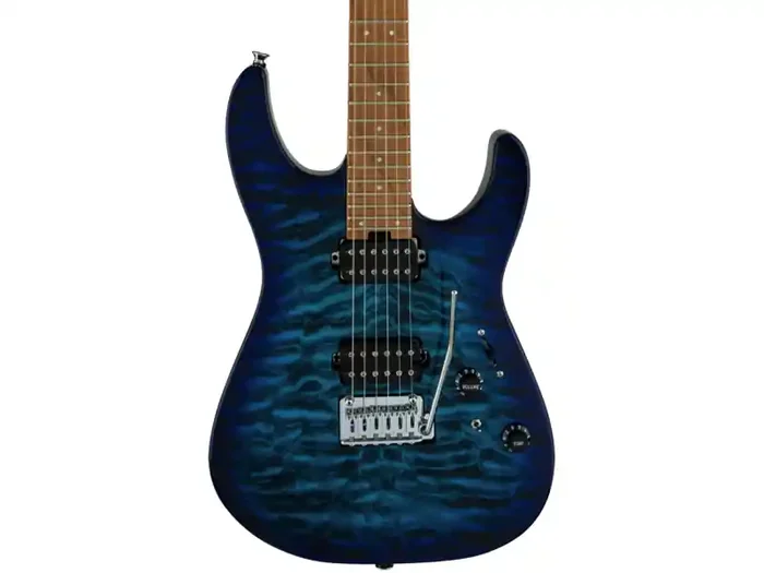Charvel Pro-Mod DK24 HH 2PT CM QM Chlorine Burst Spedizione Espresso