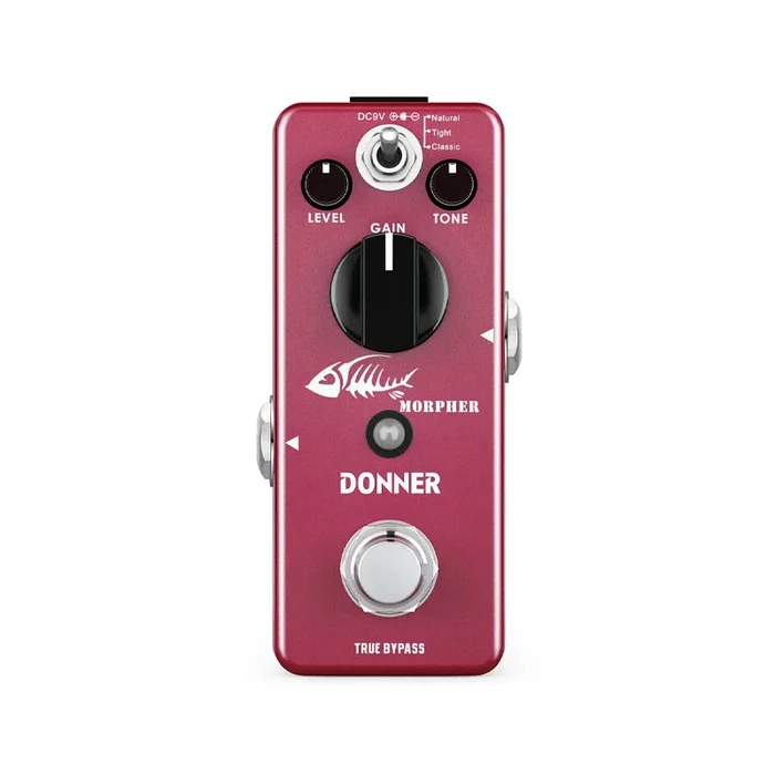 DONNER Morpher High-Gain 3-Mode Analog Distortion Mini Guitar Effect Pedal [Usato]