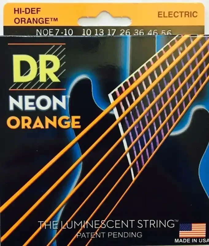 DR Strings Neon Hi-Def NOE7-10 E-guitar strings