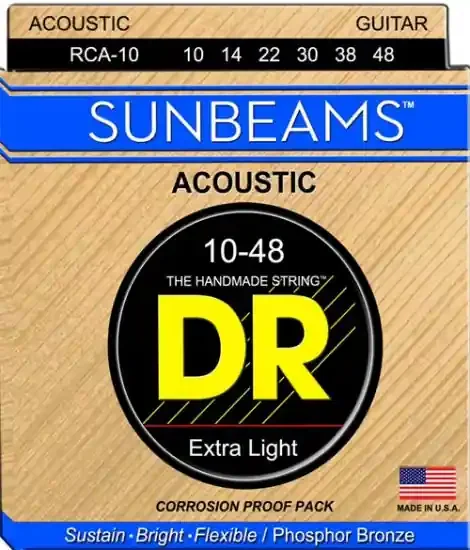 DR Strings RCA-10 Sumbeams Guitar strings
