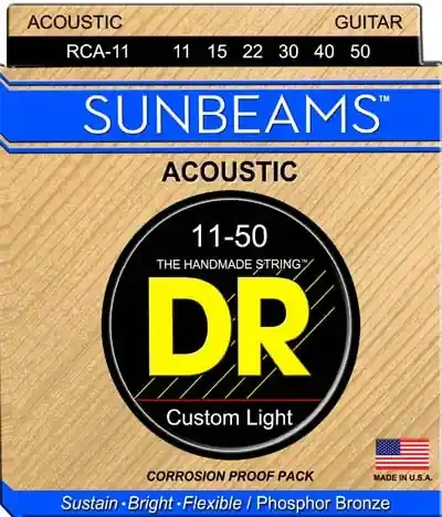 DR Strings RCA-11 Sumbeams Guitar strings