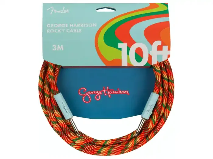 Fender George Harrison Rocky Instrument Cable, 10′ Migliore Qualità