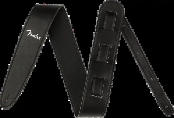 FENDER TRACOLLA IN SIMILPELLE – VEGAN LEATHER STRAPS BLACK