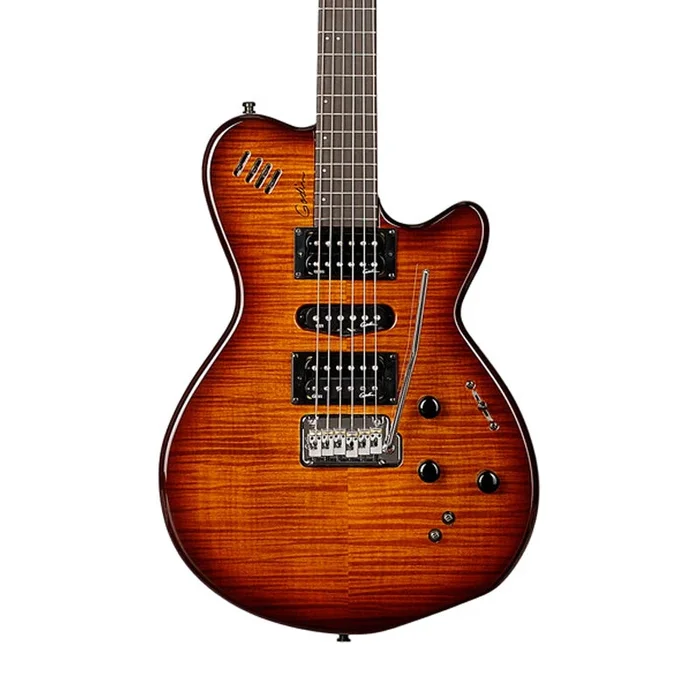 GODIN XTSA SA Lightburst Flame Electric Guitar [Usato]