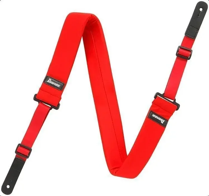 Ibanez GSF50 Red Textile guitar strap