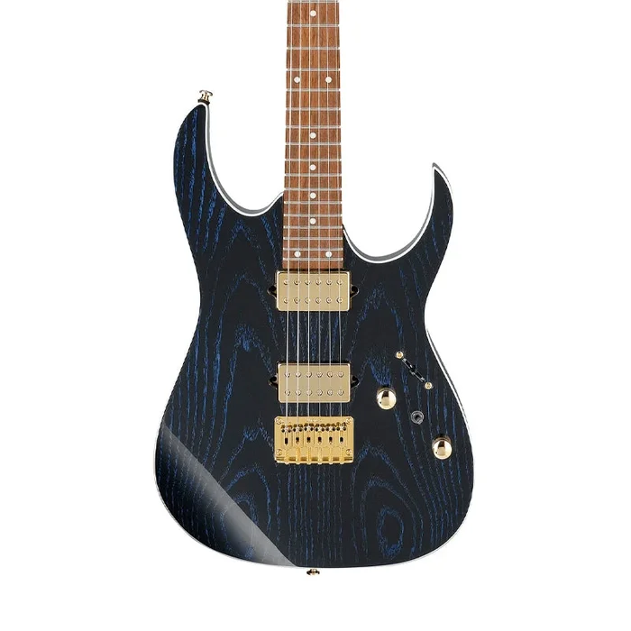 IBANEZ RG421HPAH-BWB Blue Wave Black Electric Guitar [Usato]