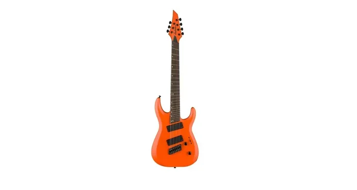 JACKSON Pro Plus Series Dinky Modern HT7 MS EB Satin Orange Crush