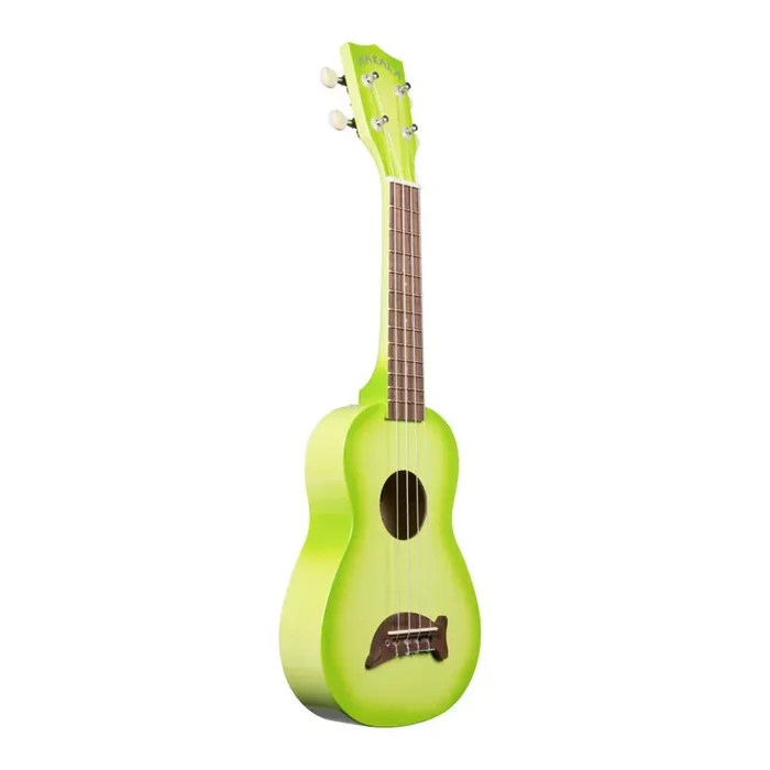 Kala MK-SD/GRNBURST Dolphin Ukulele soprano Green Apple Burst – con borsa