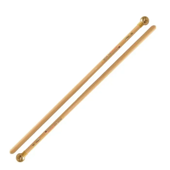 Mallets Glockenspiel Schlagkraft GBR-15 manico in rattan testa in Ottone Hard
