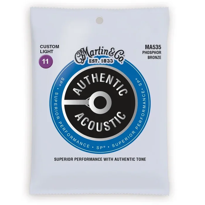MARTIN Authentic Acoustic SP® 92/08 Phosphor Bronze, Custom Light