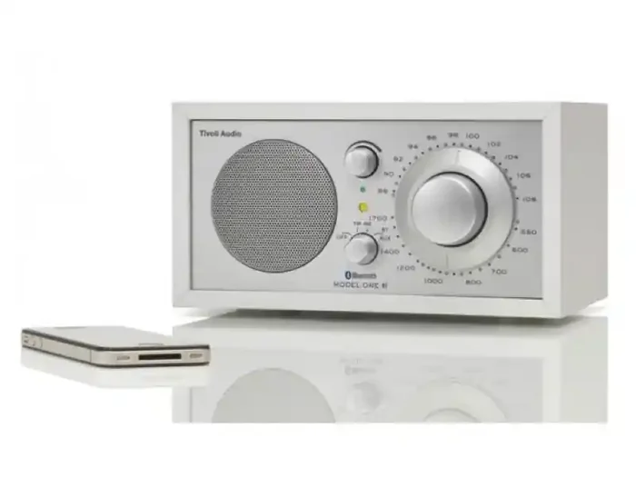 Occasione Tivoli Audio – Henry Kloss Model One BT White / Silver con Bluetooth