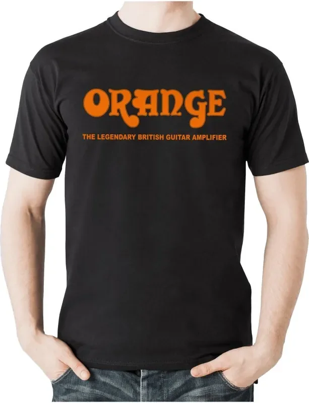 Orange T-Shirt Classic Black XL
