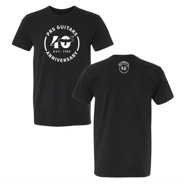 PRS 40th Anniversary Tee Black M
