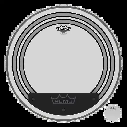 REMO PELLE POWERSONIC TRASPARENTE PER CASSA 18″