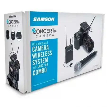 Samson CONCERT 88 UHF Camera Combo System – F (606-630 MHz)