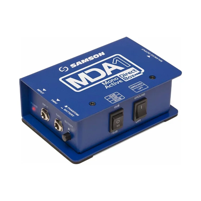 SAMSON MDA1 Mono Active Direct Box DI-Box Mono Attiva