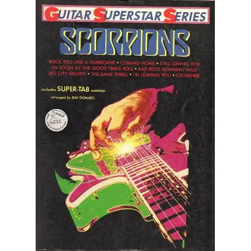 SCORPIONS GUITAR SUPERSTAR SERIES TAB Prezzo Ridotto