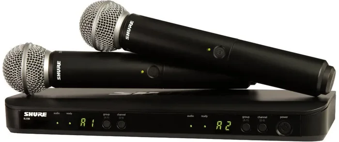 Shure BLX288E/SM58 Wireless set H8E 518-542 MHz