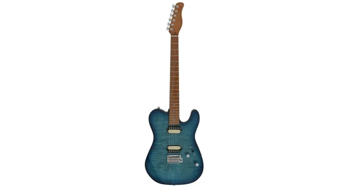 SIRE CHITARRA ELETTRICA TELE LARRY CARLTON T7 FM TBL Trans Blue