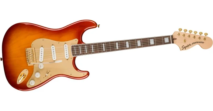 Squier 40th Anniversary Stratocaster Gold Edition Sienna Sunburst 0379410547 – WN 885978971831