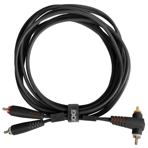 UDG U97005BL – ULTIMATE AUDIO CABLE SET RCA STRAIGHT – RCA ANGLED BLACK