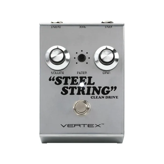 VERTEX Effects Steel String Clean Drive (1st Gen) Effetto Overdrive a Pedale per Chitarra [Usato]