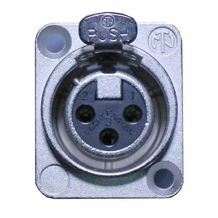 XLR da pannello femmina 3 poli Neutrik