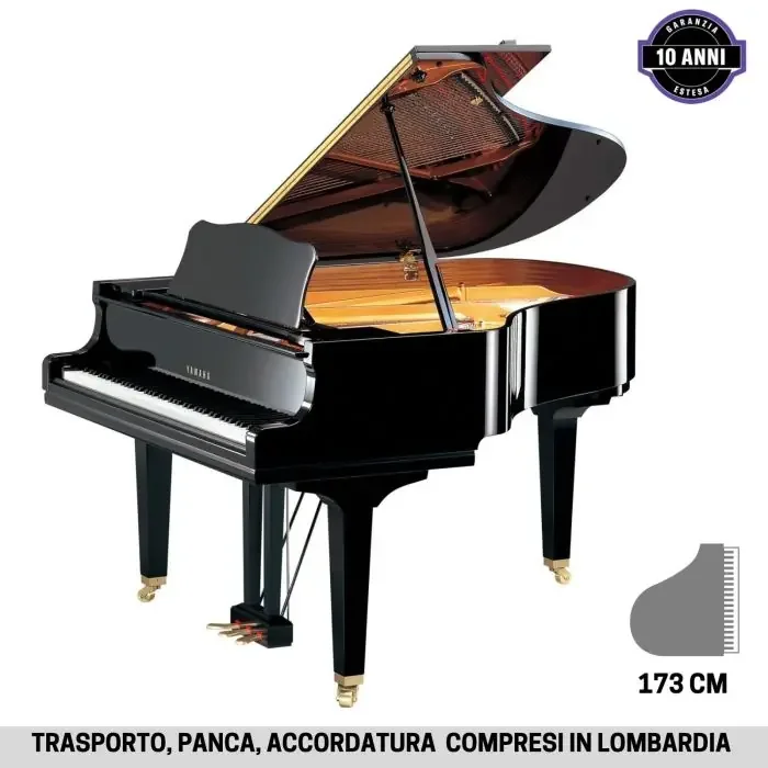 Yamaha GC2 nero lucido
