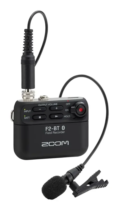 Zoom F2-BT Field Recorder Bluetooth + Microfono Lavalier Più Venduto